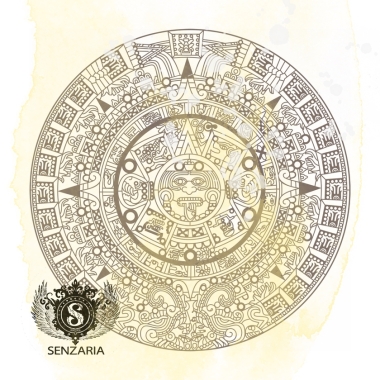 Трафарет - Календарь Майя Трафарет - Календарь Майя