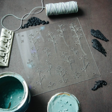 Трафарет - Травы