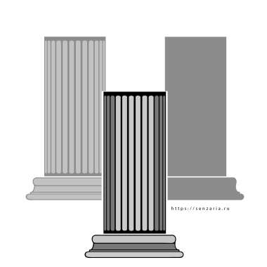 Трафарет - Колонна Классика Трафарет - Колонна Классика