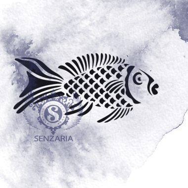 Трафарет - Рыба попугай